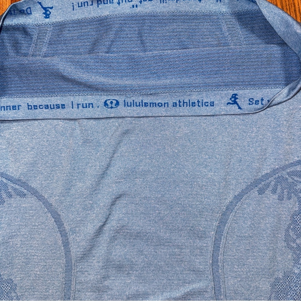 lululemon athletica Blue Short Sleeve Tee - Picture 6 of 12